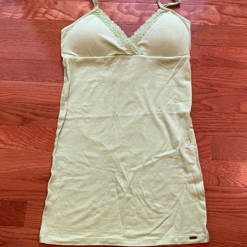 PINK Victoria Secret neon green tank